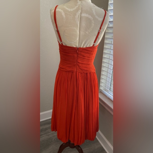 BCBG MaxAzria Silk Cocktail Special Occasion Dress Size 6 - Picture 5 of 16